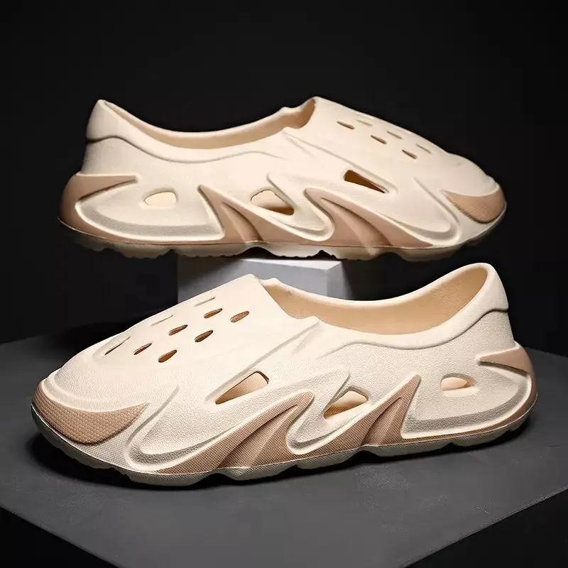 Factory soft Hole Sandals Lightweight Running Slipper Eva cheap comfortable beach Slides Slippers garden shoes man clog men