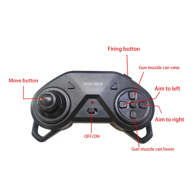 2022 New arrival Tank Fight Water Bullet Launch 2.4G Remote Control Car 360 Degree Spin RC Car Toys For Kids