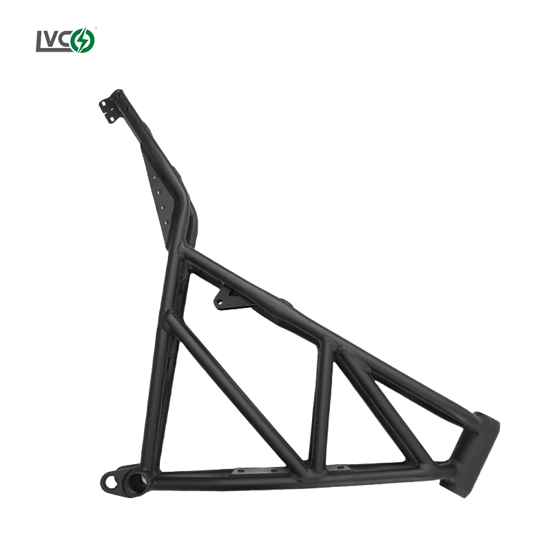 LVCO Aluminum Alloy Bike Frame Front 135mm/Rear 190mm Integrated Metal for Moutain Road BMX Cruisers Bikes