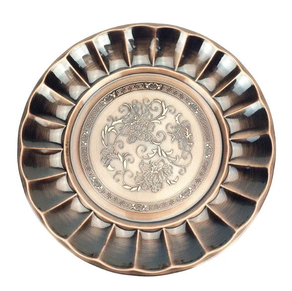 Factory Price Metal Tray Stainless Steel Round Dinner Plate Serving Dish Corten Steel Plate