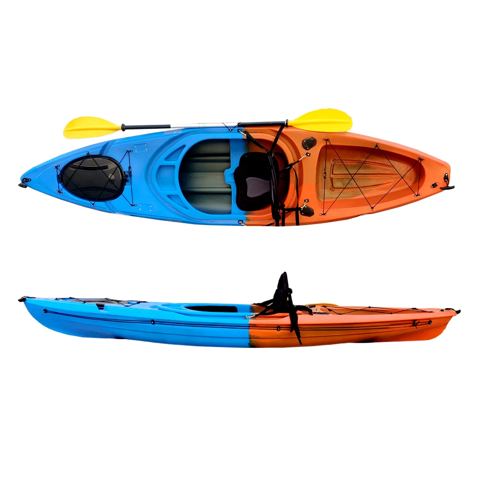 Rotomolded  Plastic Cheap Fatty Sit In Side Small Kayak Boat Canoe Buy Used