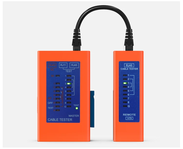 ZHEFAN Factory wholesale Network Line Tester Cat7 rj11 rj45 cable Telephone Line Cable Tester rj45 Network Tester