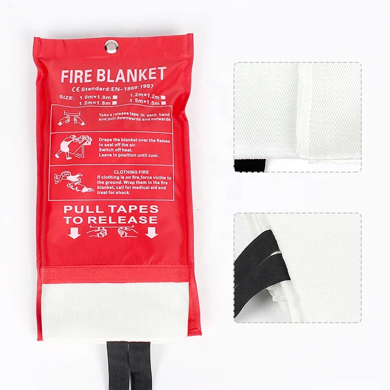 pure fiberglass Emergency Fire Blanket Home Safety fire blankets emergency for people for home