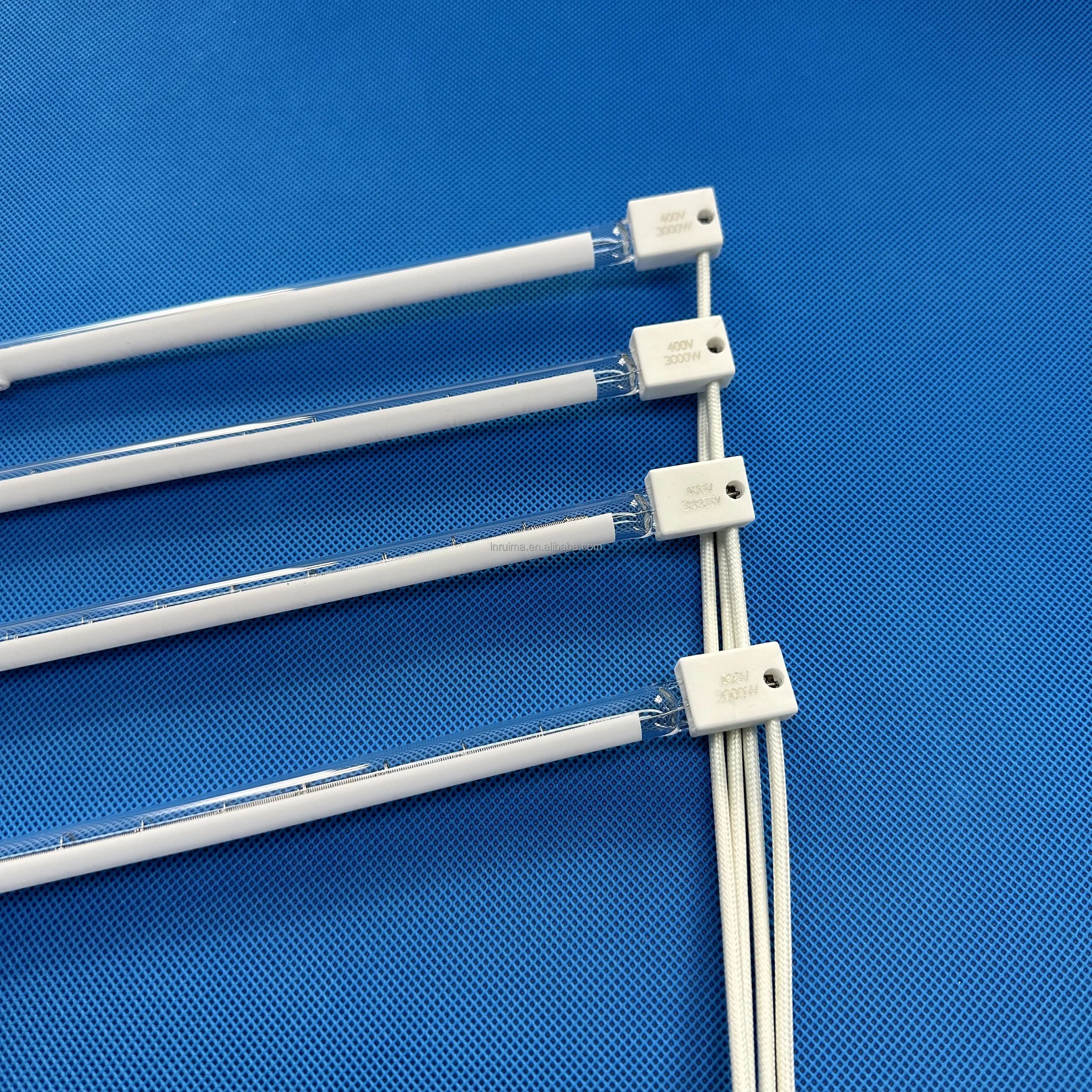 REMA High Quality C57 Semi painted white halogen lamp IR Emitters quartz for industrial heating and drying