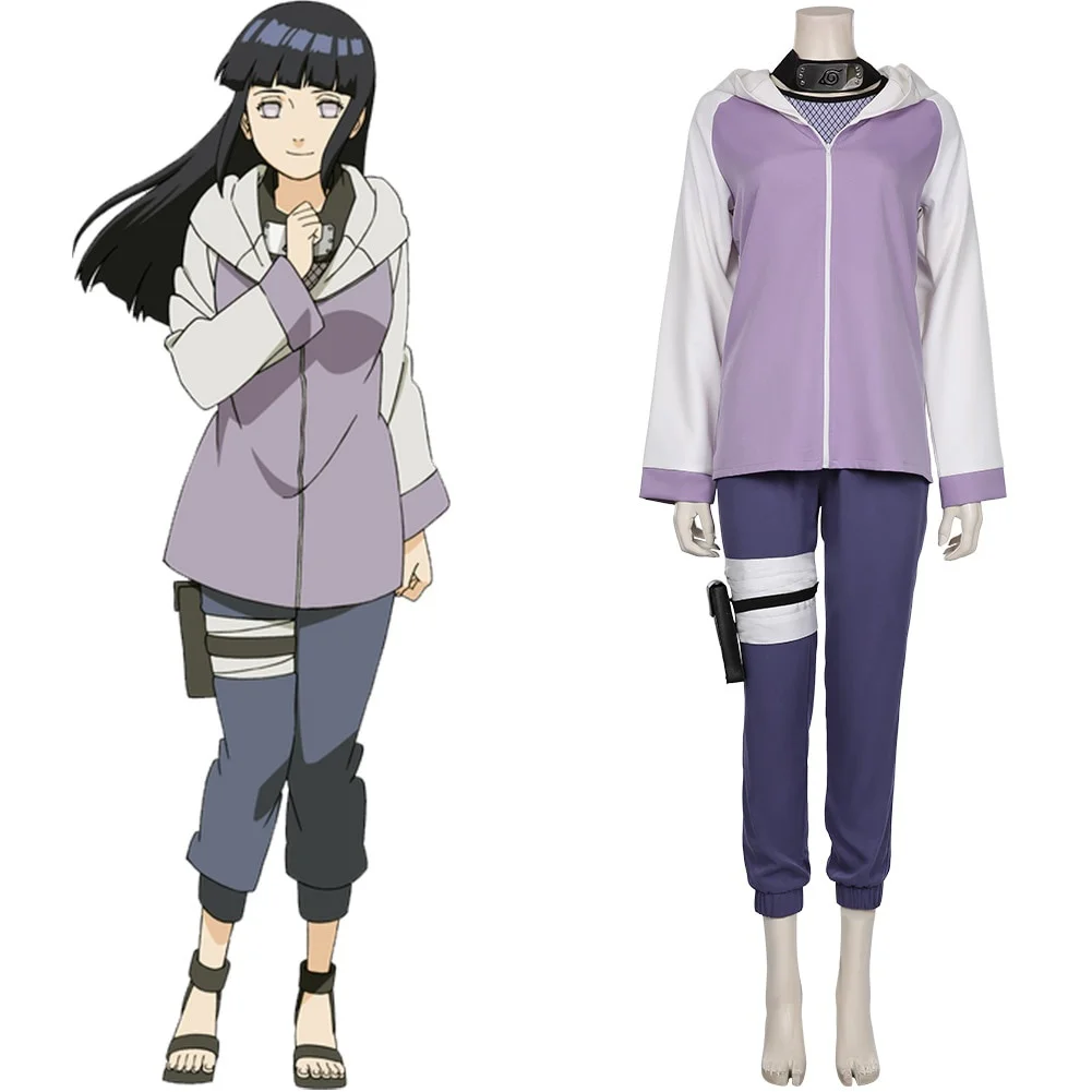 Hyuga Hinata Cosplay Costume Full Set Halloween Carnival girls clothes