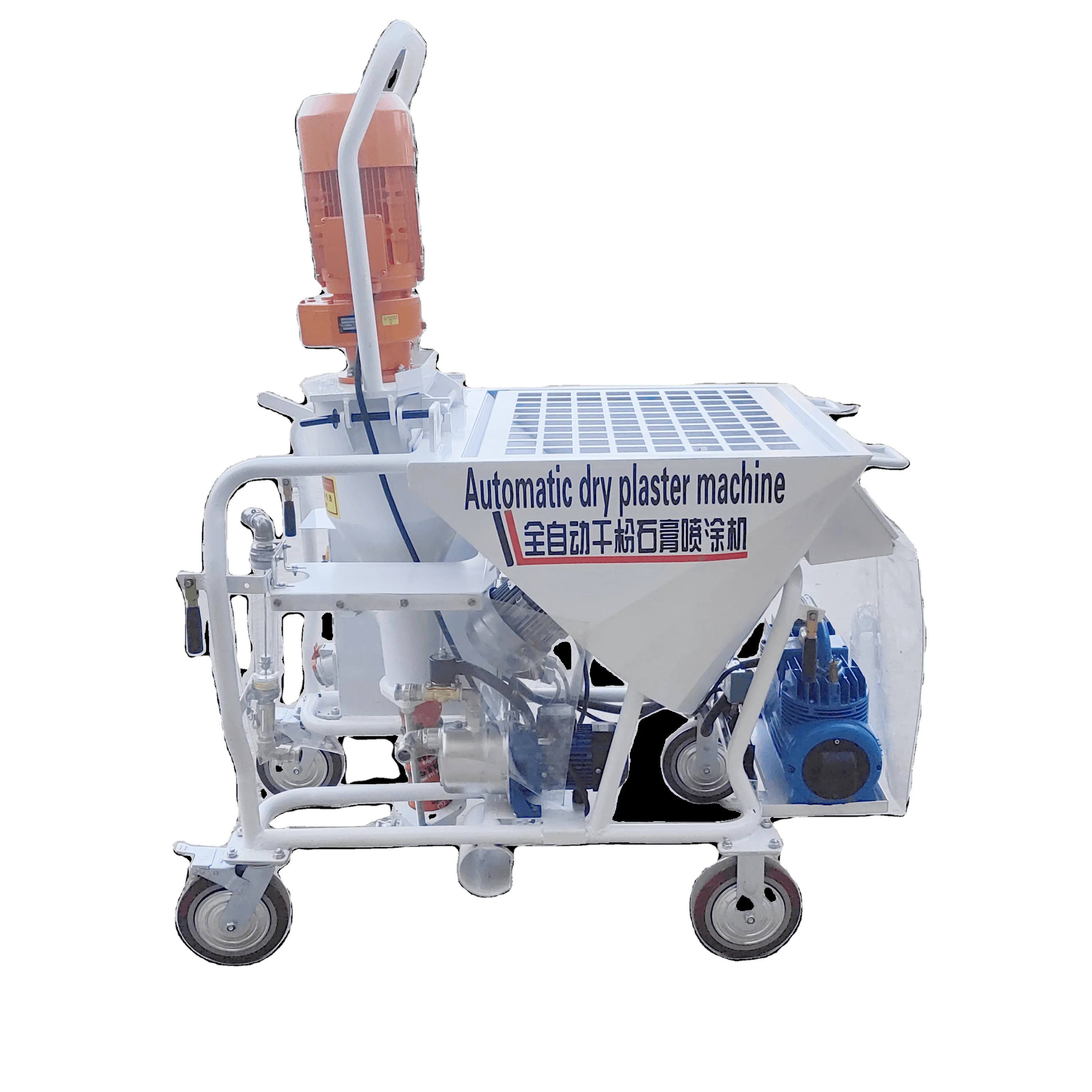 New spiral high-pressure sprayer wall plastering machine automatic gypsum spraying machine for sale