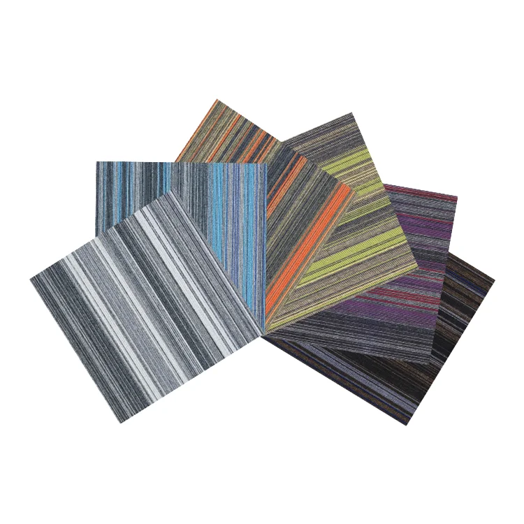 Полипропиленовая ковровая плитка, современный моющийся ПВХ-подкладка, модульный ковер для дома, коммерческого офиса, доступен на заводе