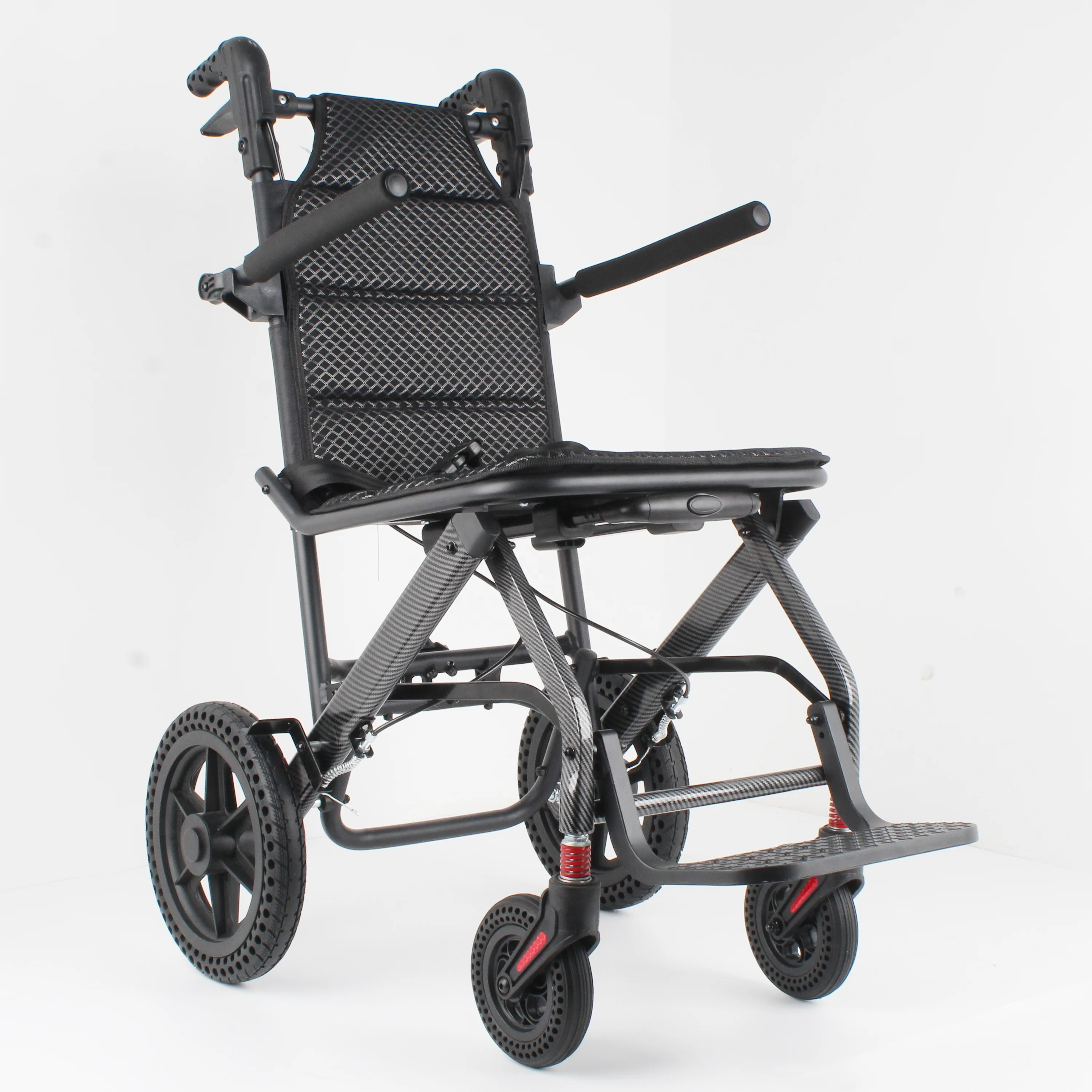 Home wheelchair Comfort and Convenience Collapsible lightweight aluminum wheelchair manual