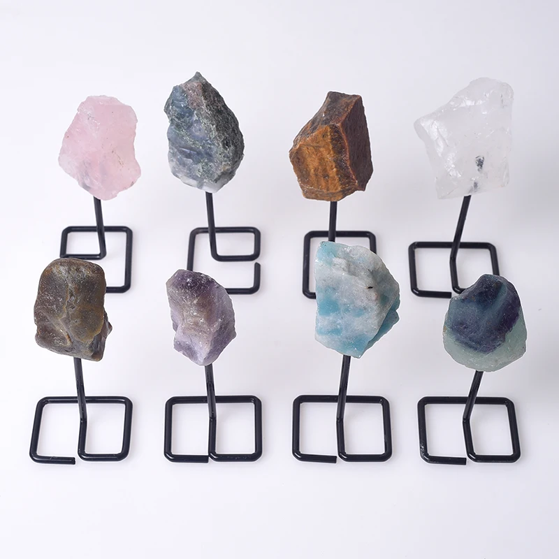 Wholesale Various Crystal Stone Rose Quartz Amethyst Business Gifts Natural Raw Rough Stone Free Form Home Decorations