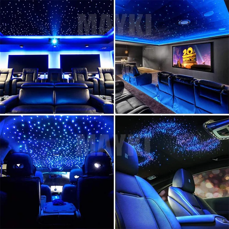 40W 3000K 4000K 6000K big power LED opitc fiber lamp for home cinema chandelier indoor use