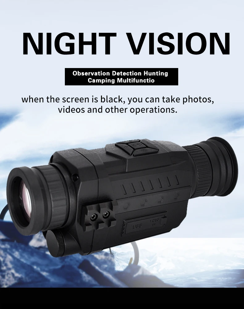 New single-tube digital night vision device Low light night vision device