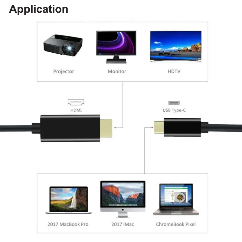 Low MOQ OEM ODM Custom 1m 2m 3m UHD USB Type C to DP 8K 60Hz USB-C to Displayport 1.4 Cable for Macbook PC TV HDTV