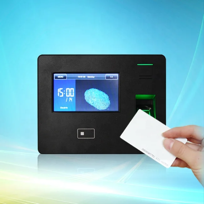 ( GT300 )  4.3 inch Touch Screen Fingerprint time attendance system with built-in Li battery