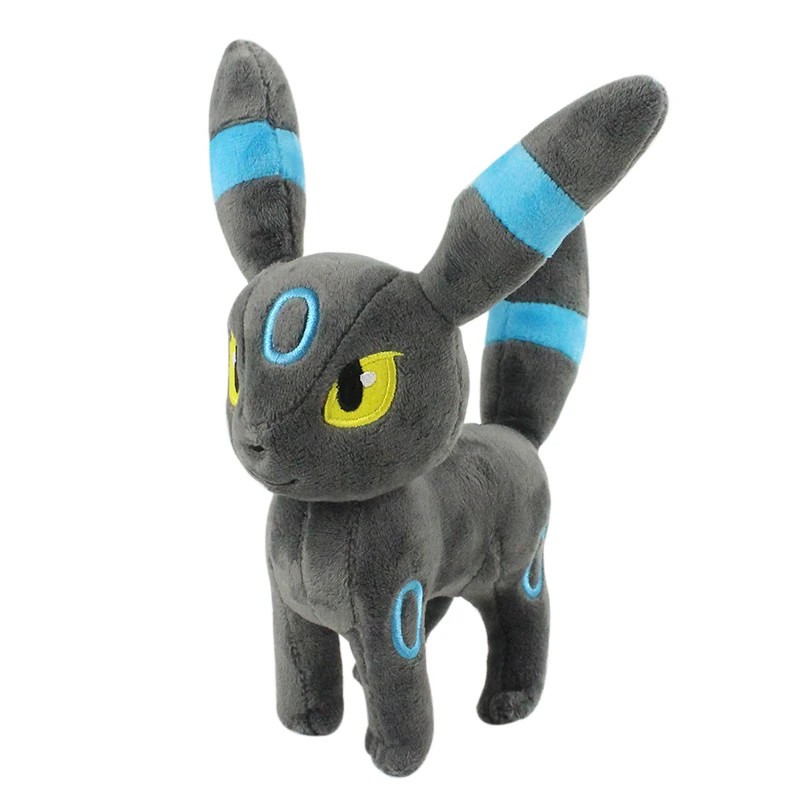 23cm Anime Eevee Shiny Umbreon Plush Toys Soft Stuffed Peluche Doll Birthday Gifts