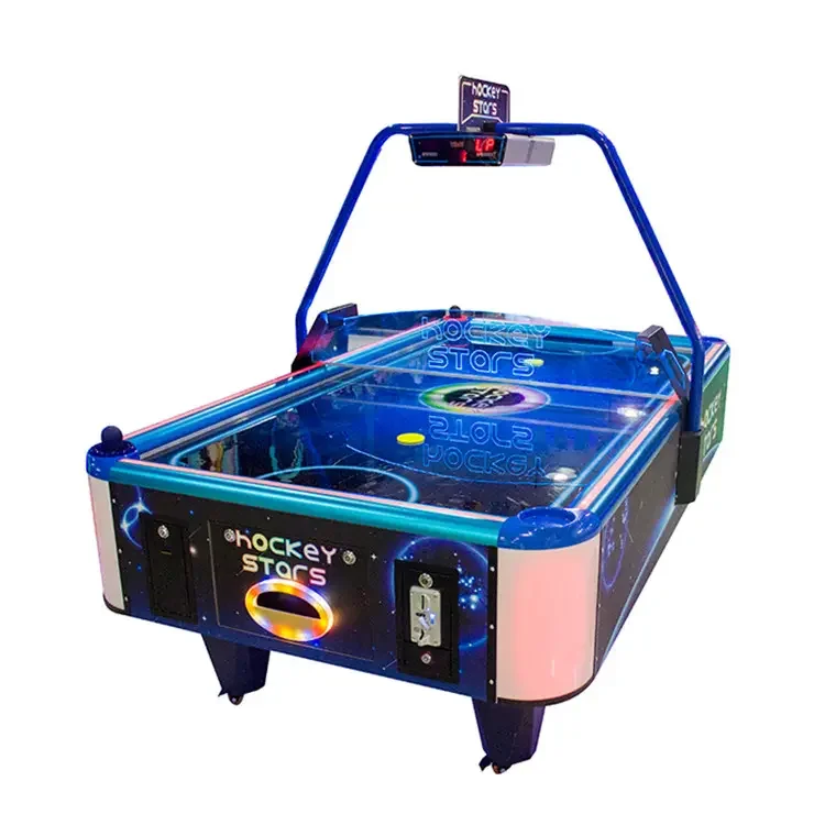 Indoor entertainment coin operated table air hockey game machine for kids park amusement center
