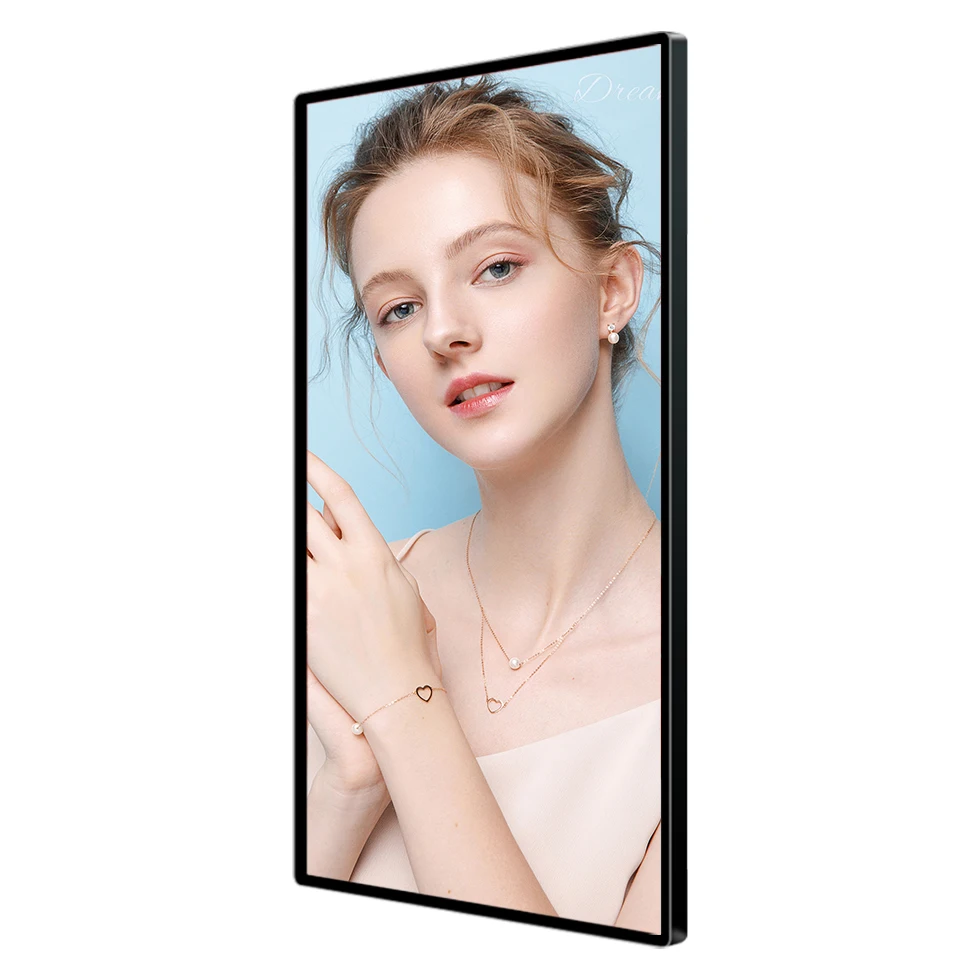 Wall-mounted advertising machine Indoor advertising machine screen backpack customizable small advertising screen led display