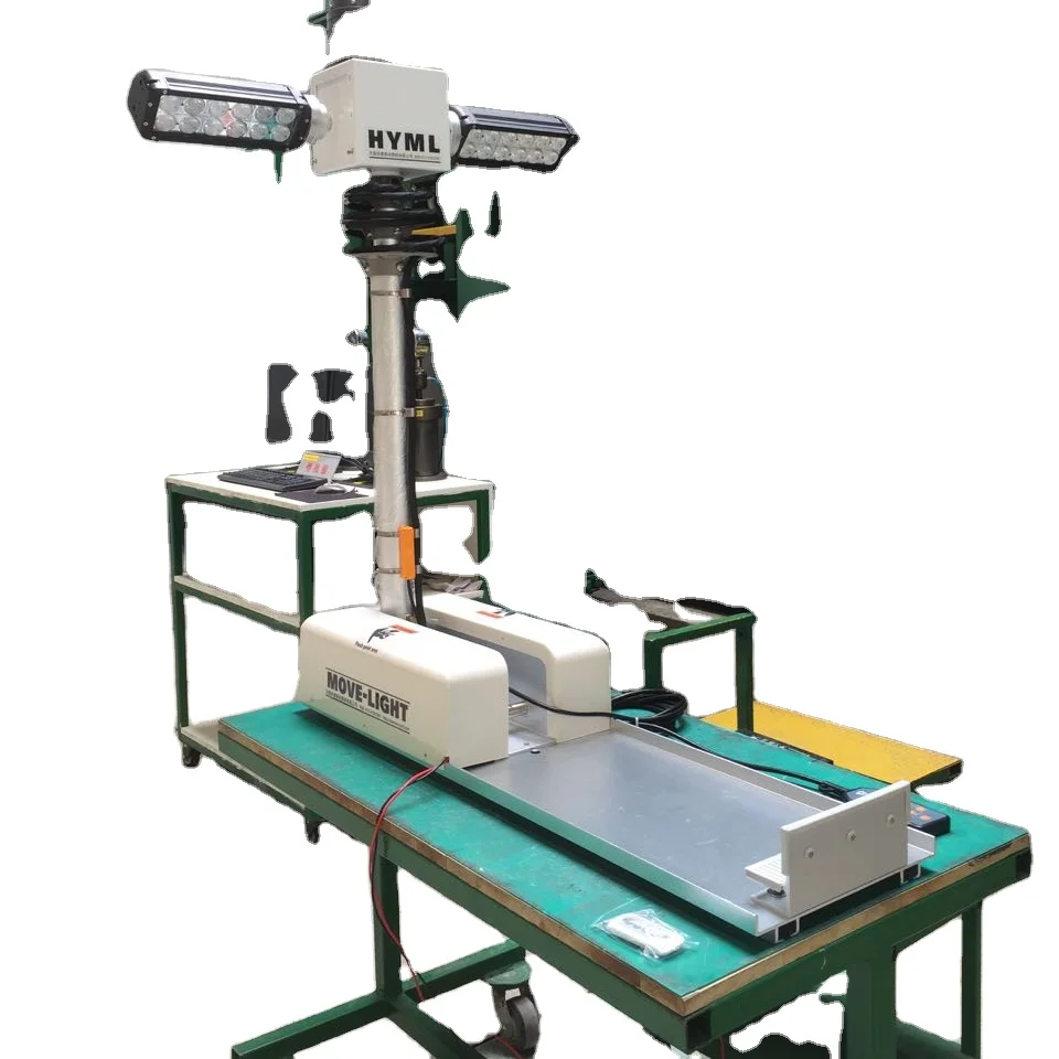 480w Mobile Solar LED Light Tower instead of diesel light tower with US-imported chips