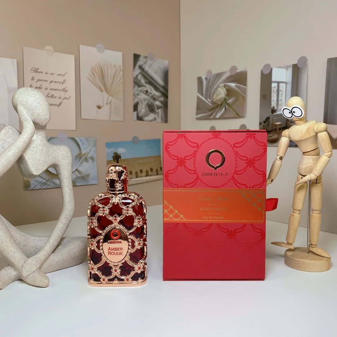 Arabic Perfume Long Lasting Orientica Amber Rouge Red Unisex Vaporisateur Body Fragrance Spray Perfume