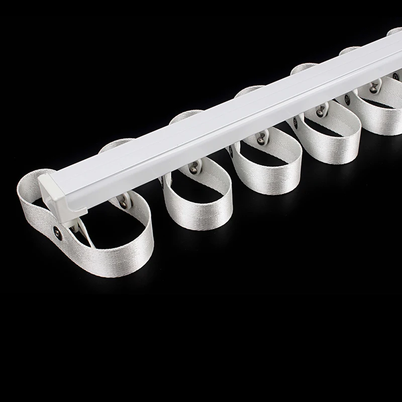 Popular S Shape Wave Curtain Poles Tracks Accessories Aluminum Alloy Curtain Track Rail
