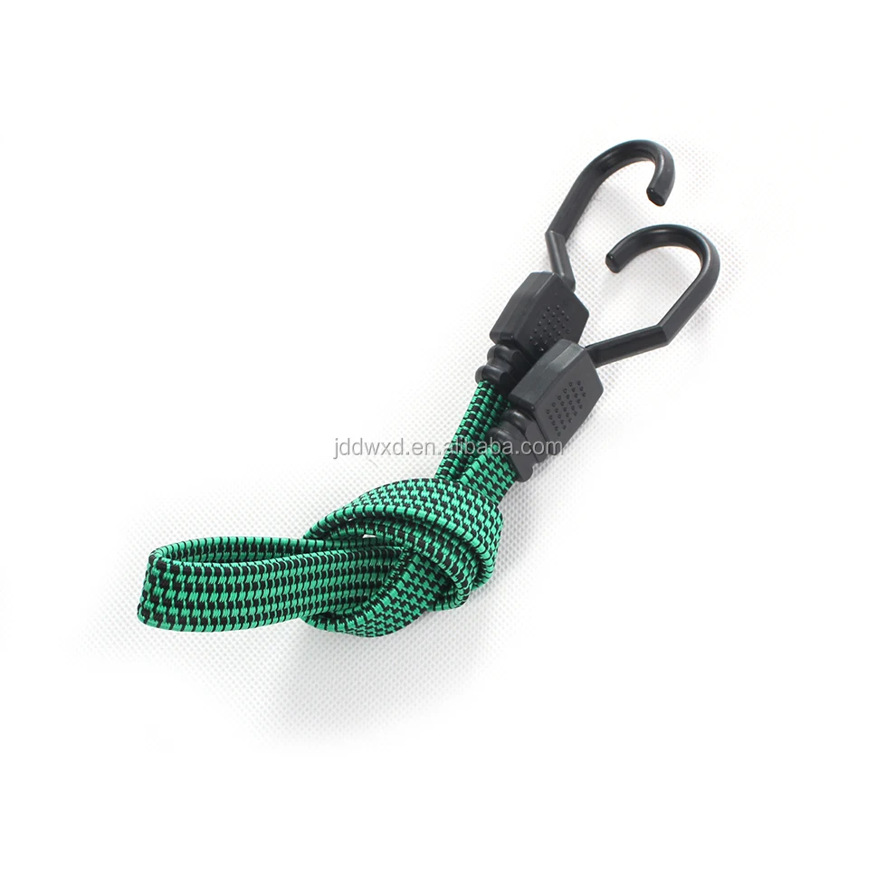 Heavy Duty  8 12 18mm Bungee Cord Set Flat Shock Cord with Hook for Multiple Scenes