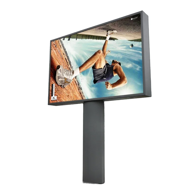 fashion advertising billboard with fabric cloth steel outdoor billboard structure