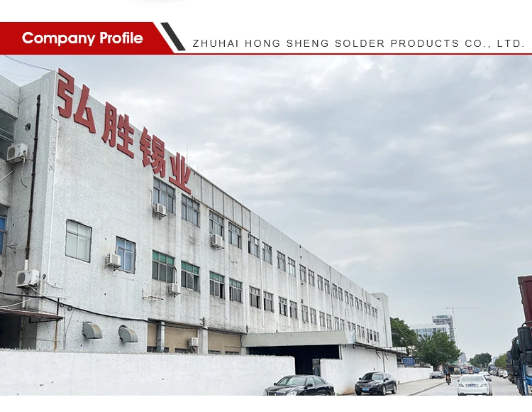 Hongsheng High Quality High Purity Tin 99.3 450g 1.0mm Silver Super Lead Free Tin Solder Wire For Asahi