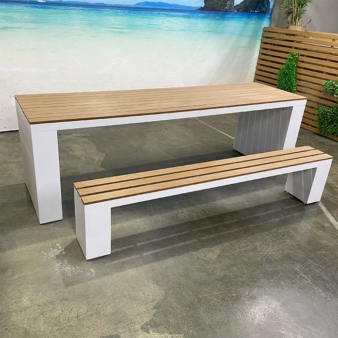 Park table bench outside furniture long beer picnic dining outdoor table and bench