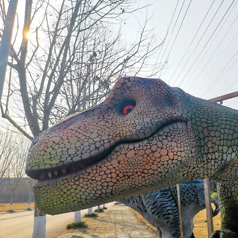 Theme Park Cosplay Entertainment Real-life Interactive Dinosaur Costume for Sale