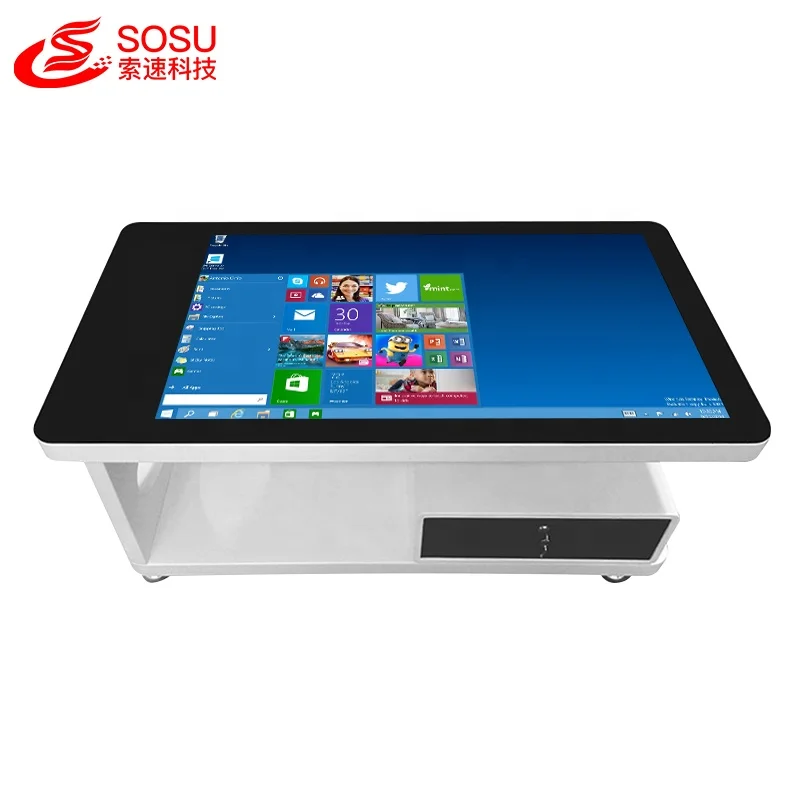 65 Inch Multi Touch Smart Table Interactive Android Advertising Display Table Smart Touch Table