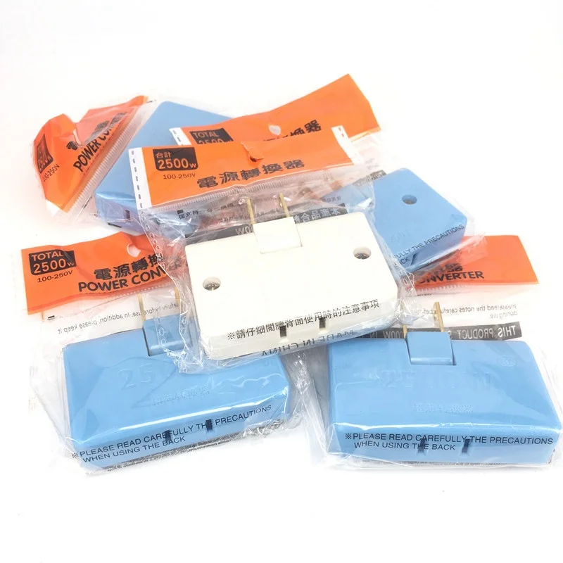 US Adapter One In Three Converter 180 Degree Rotation Plug Extension Wireless Outlet Travel Adaptor Light Socket In Japan Canada