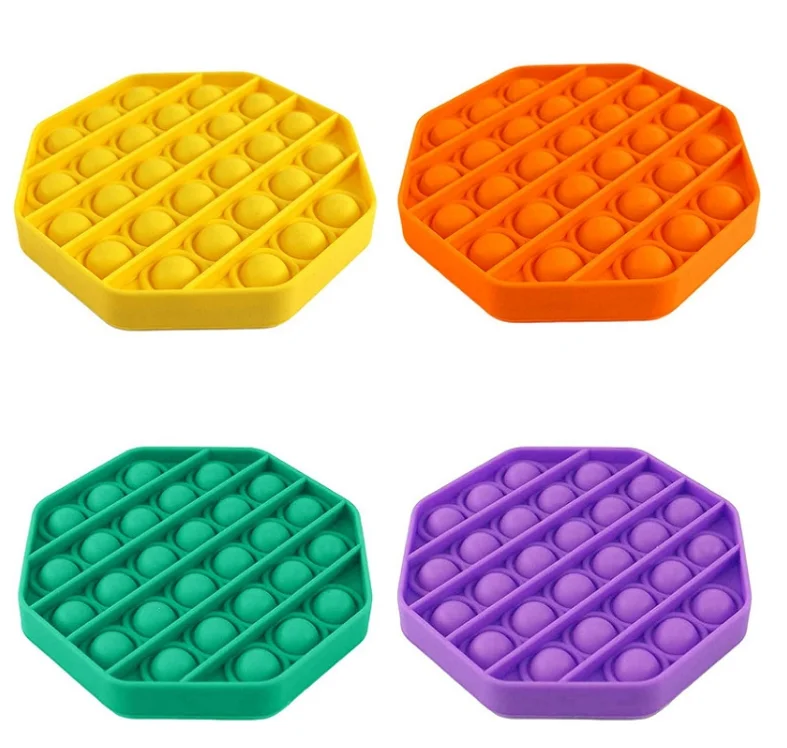 2021 Amazon hot  food grade silica gel multiplayer games, party games push pop bubble vent toys killing rat pioneer