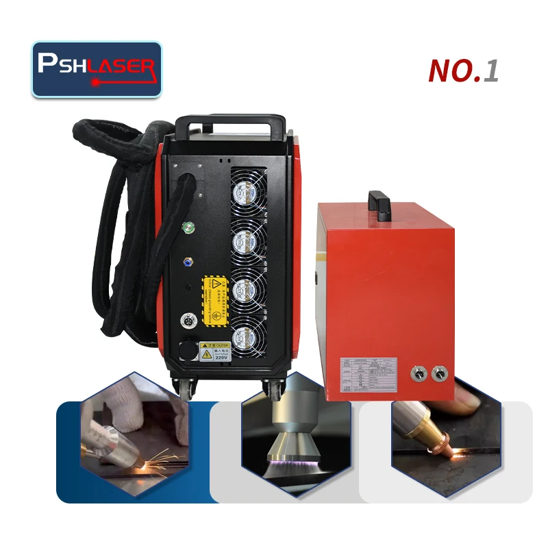 Mini Portable Fiber Laser Welding Machine with Wire Feeder for Stainless Steel Metal Handheld Welder
