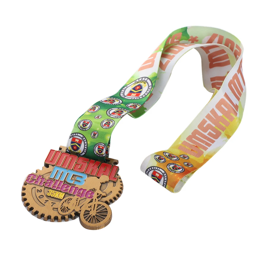 Promotional Virtual Running Epoxy Korea Pvc Qatar Aluminum Jiu-Jitsu Badge Dragon Boat Crystal Custom Enamel Medal