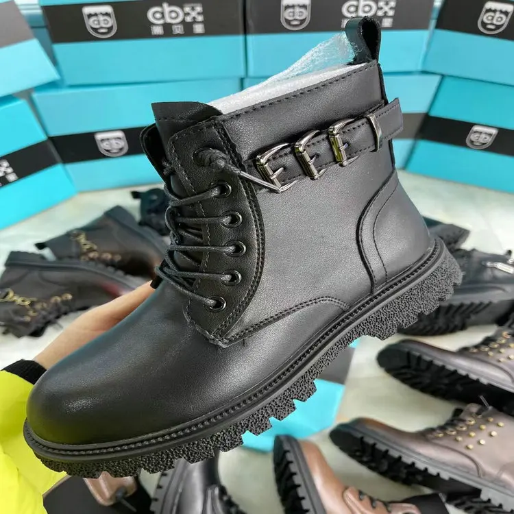 4.25 Dollars Model WYW002 Size 26-37 Leather Material kids thigh high boots with different styles