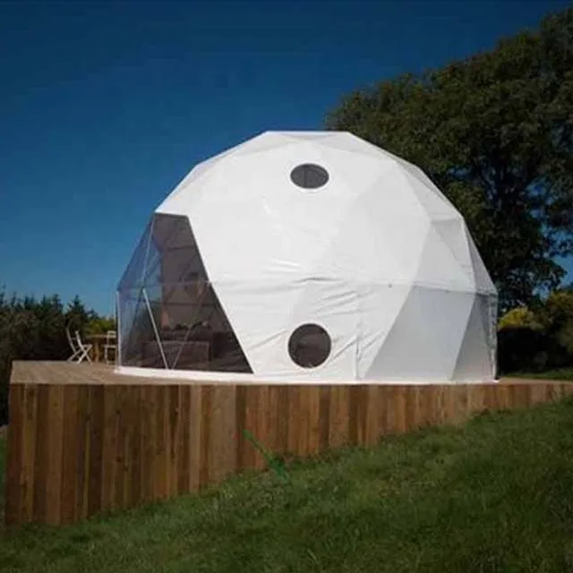 Customized Size Aluminum Alloy Party Restaurant Geodesic Dome Event Tents For Sale