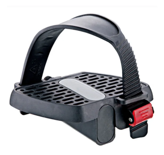 Wholesale Exercise Training Bicycle Pedal Femin Ball Bearing Plastic Spinning Bike Pedal With Strap