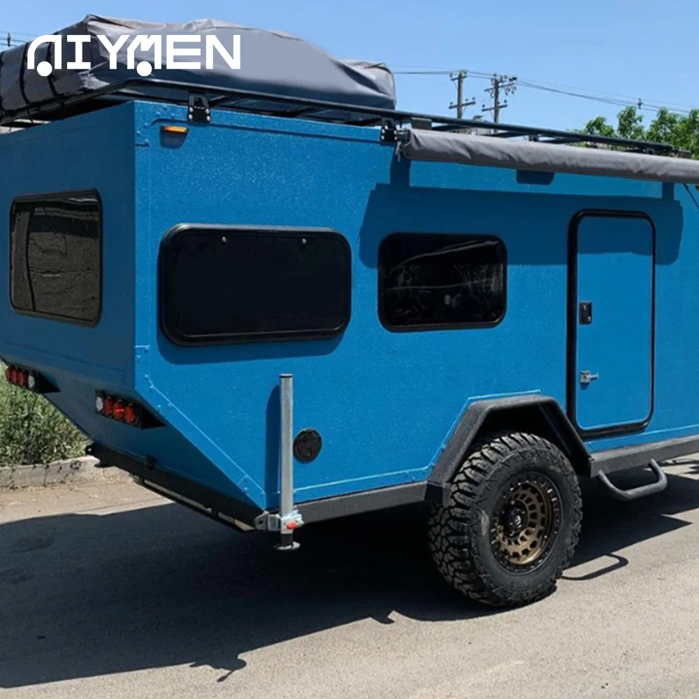 Australian Luxury Outdoor Fiberglass Mini Camper Kitchen All-Road Expedition Offroad Inflatable RV Travel Trailer Camper Caravan