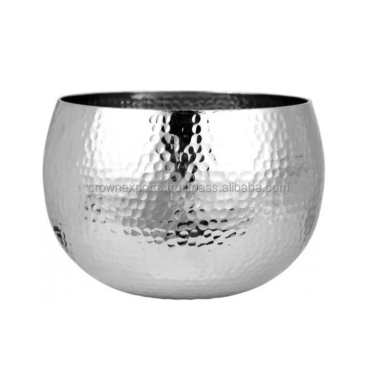 Luxury Fancy Aluminium Serving Bowls Sets Good Quality Enamel Table Top Dinnerware Salad & Ice Cream Metal Bowl Set for Home Use