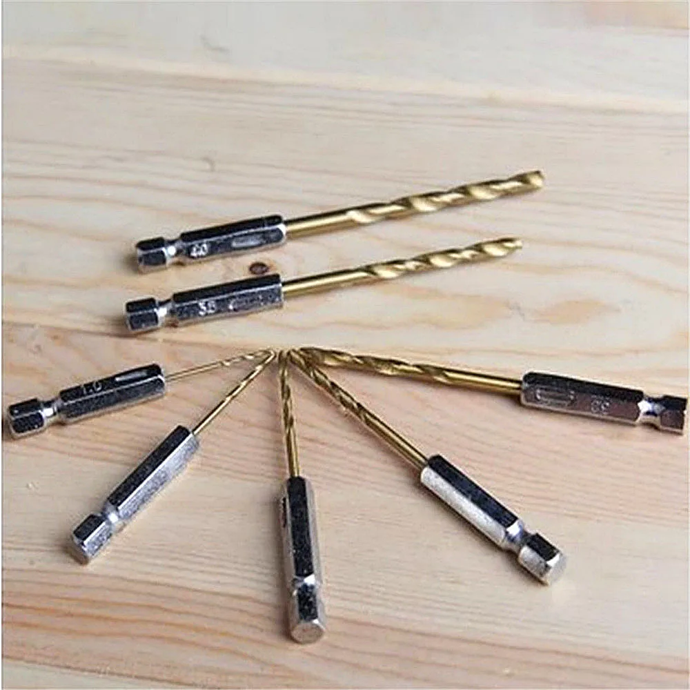 Шестигранная ручка 13 шт. спиральная дрель с титановым покрытием 1,5-6,5 электрическая отвертка воздушная отвертка