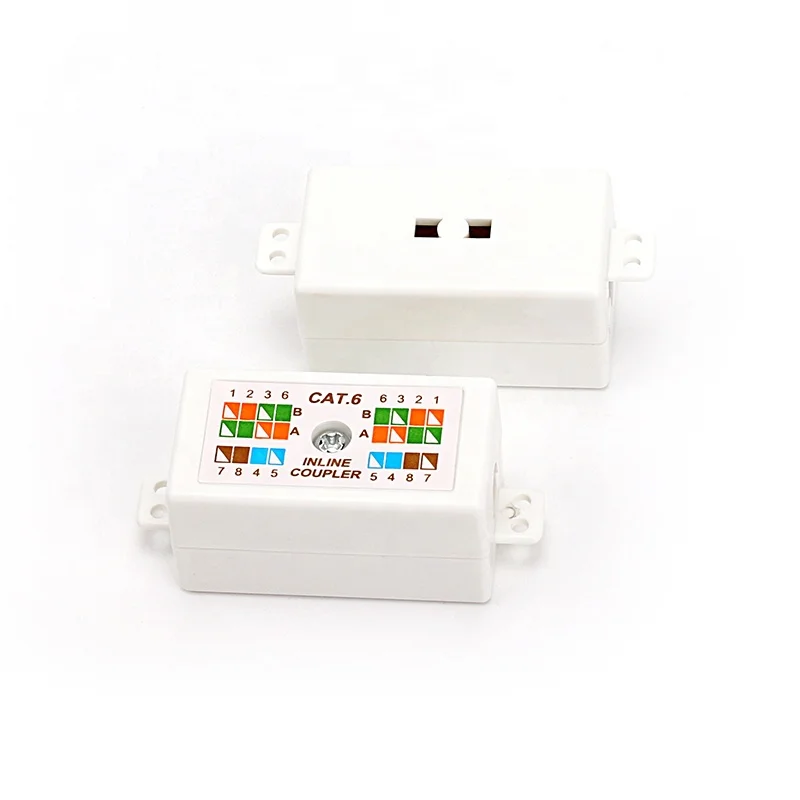 4 пары/8-way Cat 6 встроенный пробойник соединитель кроны соединительный элемент RJ45