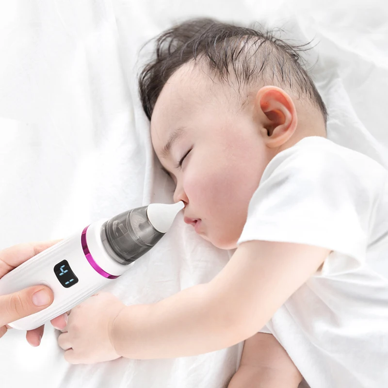 USB Charging Baby Snot Cleaner Electric Nasal Aspirator Bidirectional Anti-Reflux Electric Nasal Aspirator Baby  Nasal Cleaner