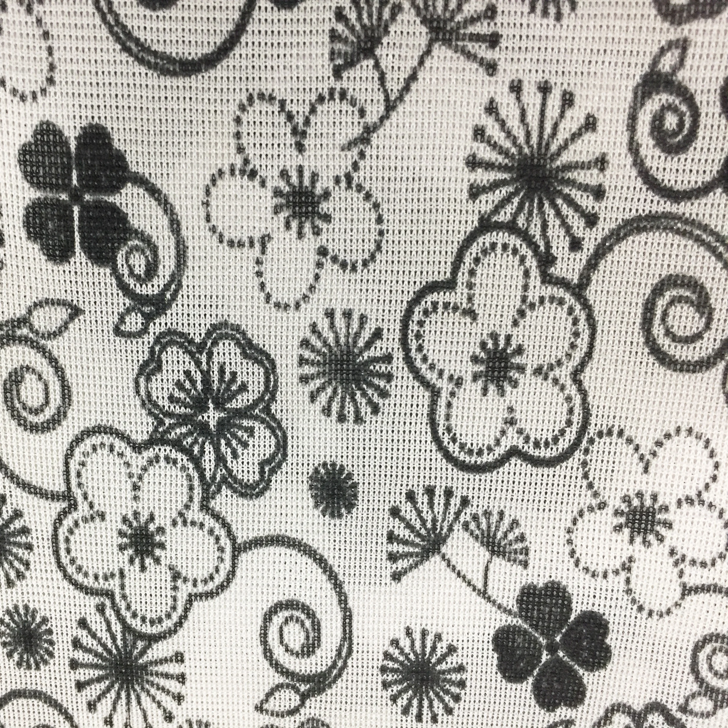 2022 New Sport Shoe Upper Fabric Material Sandwich Cloth With Flower Printing Air Mesh Fabric