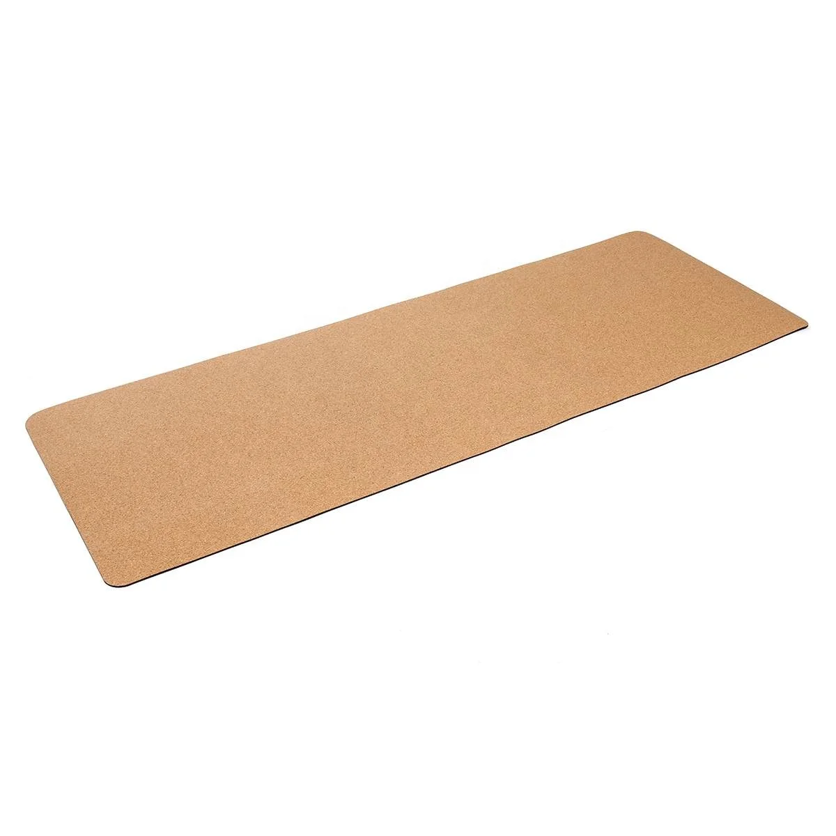 
Wholesale Non-slip Cork Sweat Absort Exercise High Density Thin 5mm Yoga Mat 