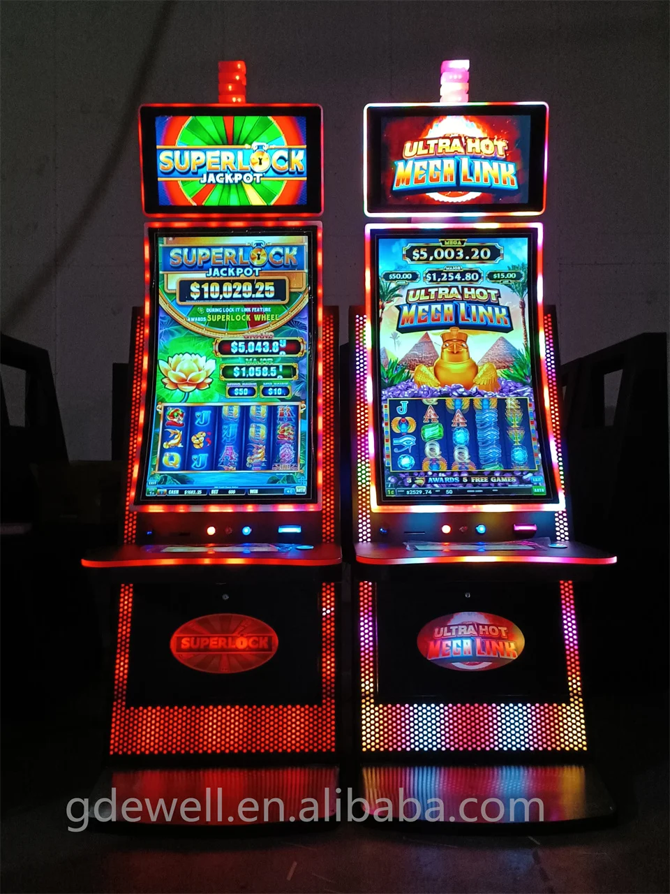 32Inch 43inch Touch Screen Slot Machine Ultra Hot Mega Link Fusion5 Slot Machine Cabinet With Ideck