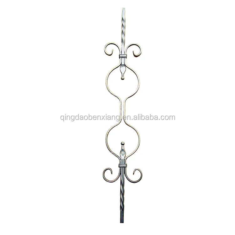 Modern Elegant Galvanized Steel Wrought Iron Railing Rustic Balcony Staircase Building Villa Apartment Hotel Flooring Aluminium