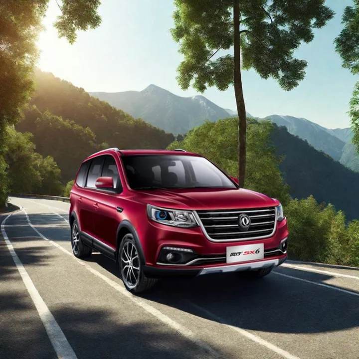 Dongfeng JOYEAR SX6 Euro VI RWD Новый 7-местный внедорожник свет/темная кожаная внутренняя автоматическая камера заднего вида 17 дюймов колеса ручной коробки передач