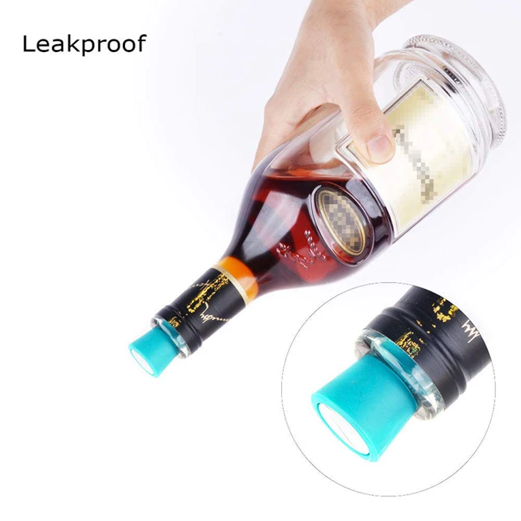Silicone Wine Bottle Stopper Silicone Beverage Bottle Plug Wine and Beverage Bottle Stopper