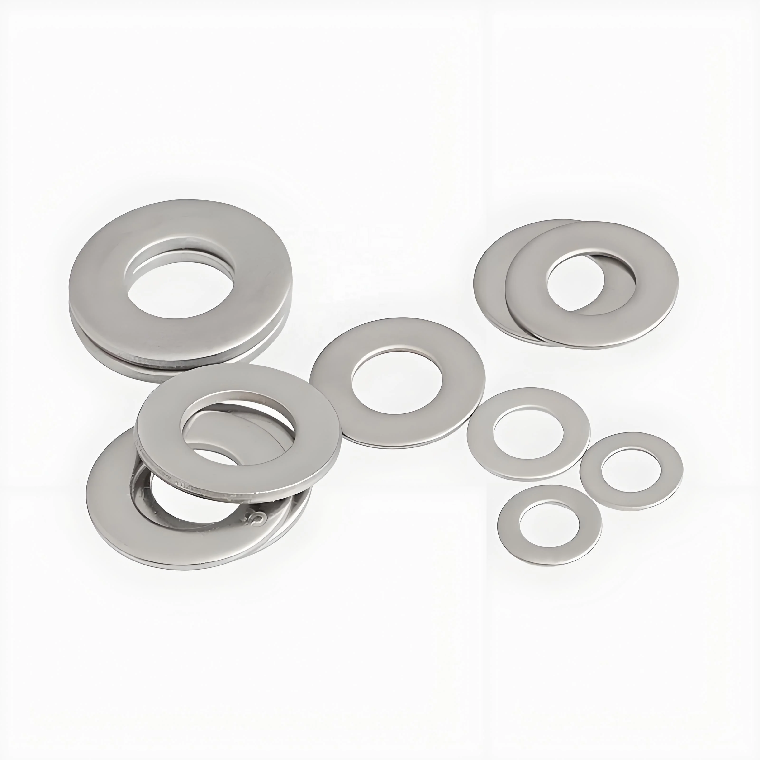 Фабрика M2.5 углеродистая сталь небольшого размера простые плоские шайбы цинковая отделка металлический сплит стиль DIN9021 стандарт