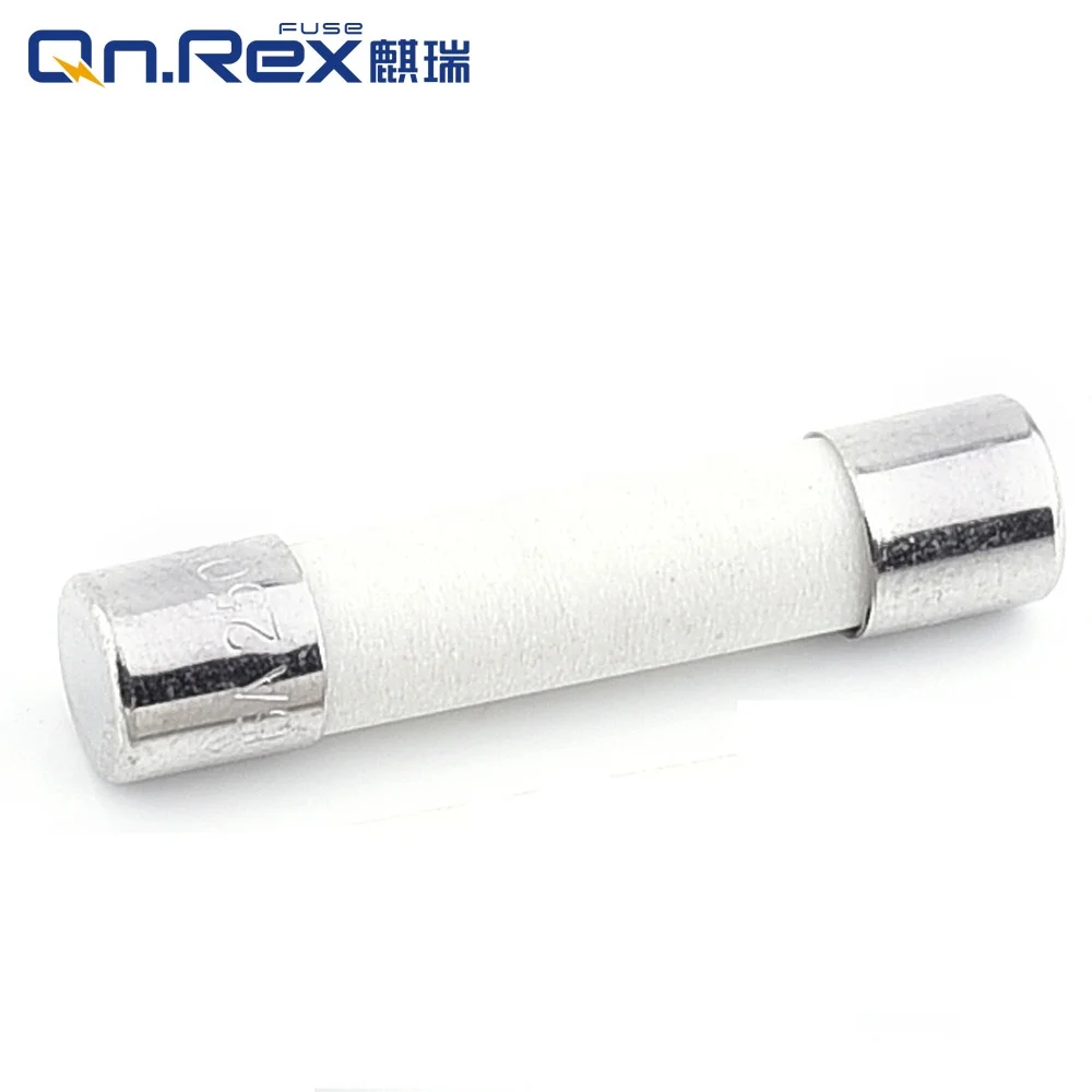 Миниатюрный медленный выдувной керамический трубчатый предохранитель 15A-500A 125 в 250 В с оловянными медными