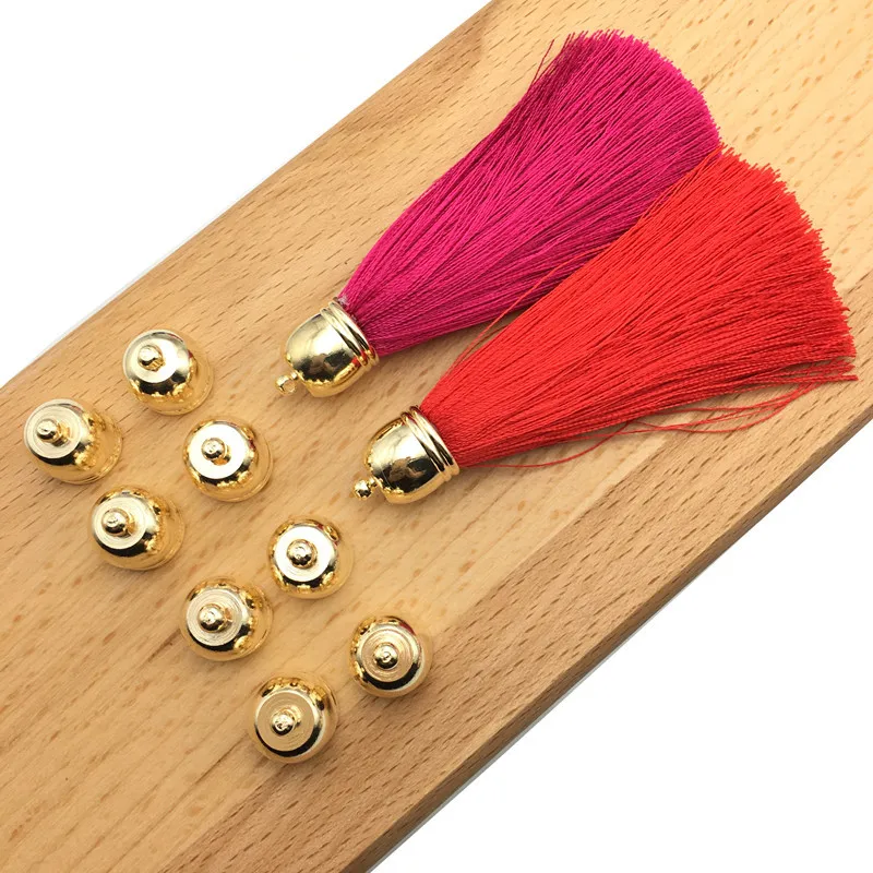 2024 wholesale DIY fringed suspended  rope head copper cap for jewelry accessories